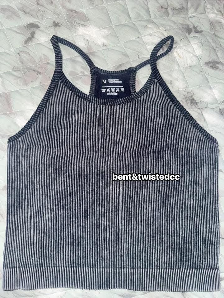 ribbed tank high stretch