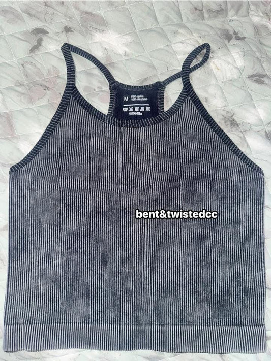 ribbed tank high stretch