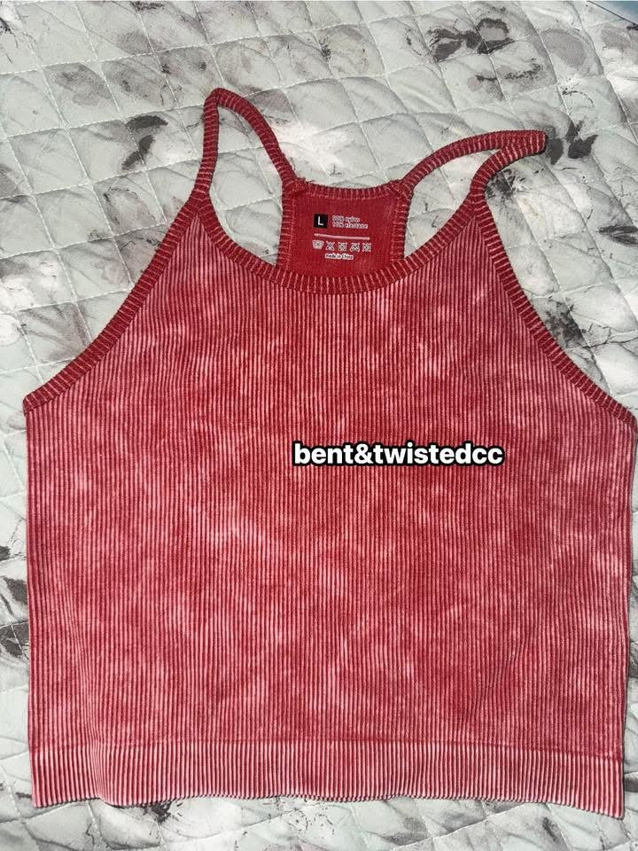 ribbed tank high stretch