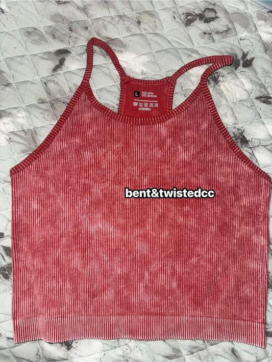 ribbed tank high stretch