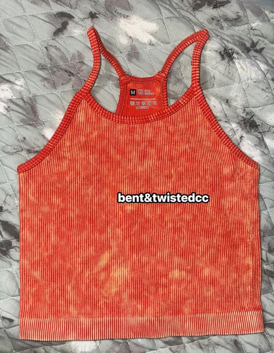 ribbed tank high stretch