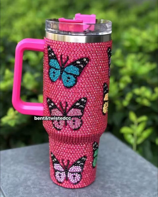 40oz rhinestone tumbler