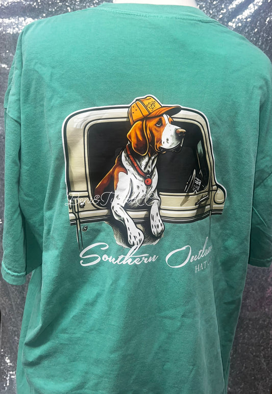 Comfort color 2XL: southern outlaw pocket tee